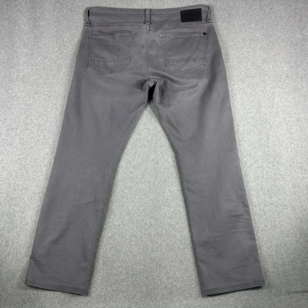Mavi Jake Jeans Men's 34x32 (Fits 36x29) Slim Leg Stretch Gray Denim
